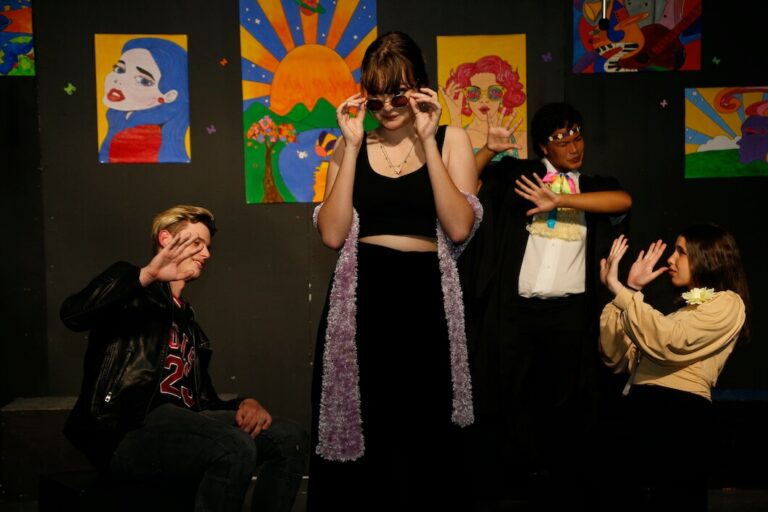 Pupils perform in High School Production