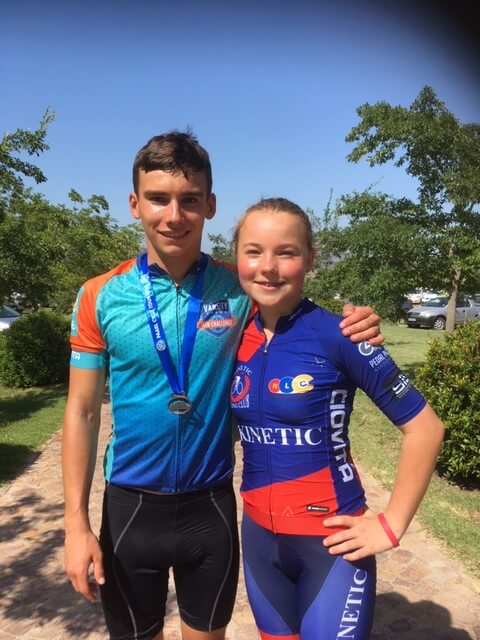 Siblings are fearless cyclists