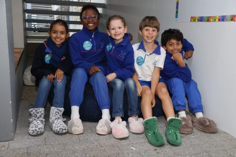 Cannons swaps school shoes for slippers!