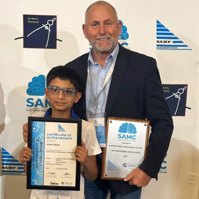 Grade 4 pupil – runner up in National Mathematics Challenge