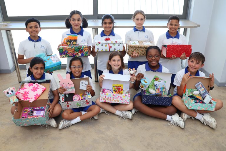 Cannons supports Santa Shoebox